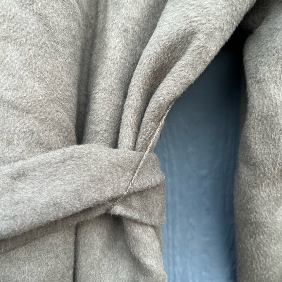 ZARA Wool Blend Coat Double Breasted Coat Size XSMALL - Picture 9 of 10